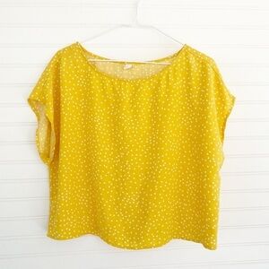 BP yellow blouse Size M New without tags